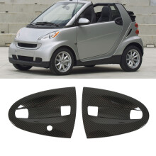 Smart Fortwo W451 4 Stück Carbonfaser-Design AußenTürgriffabdeckungen
