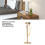 Adjustable Copper Miniature Microphone Model for 1:12 Dollhouse Decor 9