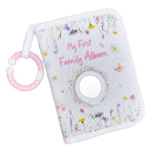 Interactives Baby Photo Album Soft Fabric Nursery Keepsakes with