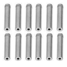12er-Pack Edelstahl-Standoff-Schrauben 12x60MM für die Befestigung von Schildern mit Dübeln