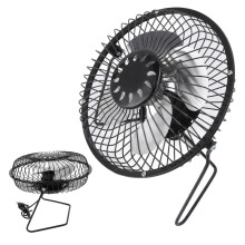 Mini Solar Fan 6V 3.5W Portable USB Fan for Picnic & Fishing Black