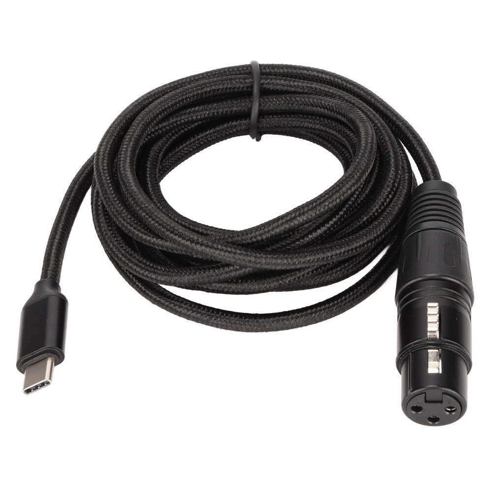 Type C To Xlr Female Microphone Cable 9.8Ft With Hifi Sound 5091357388137