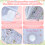 Interactives Baby Memory Book Soft Fabric Photo Keepers with 4