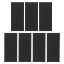 7 Sztuk Etui Zegarki Spienionego Materiału, Czarny Organizer