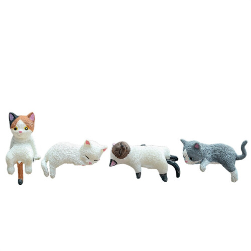 Computermonitors Cartoon Katten Figuren 4 Stuks Harsen