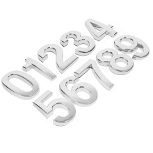 10 Sztuk Plastikowa Naklejka 3D Z Cyframi 0-9 Do Drzwi, 5 Cm