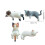 Computermonitors Cartoon Katten Figuren 4 Stuks Harsen 3