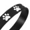 48 Unidades Pulseiras De Borracha Com Patinhas Pretas E Brancas 7