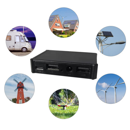 Solarmodul-Regler 5V/Type-C USB, kompaktes Design 65*45*15mm