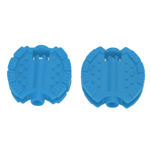 Child's Blue Trike Pedal Set - Easy Install Plastic Foot Accessory 1