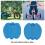 Child's Blue Trike Pedal Set - Easy Install Plastic Foot Accessory 11