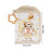 Bear Design Baby Memory Book with Star Teether Rings for Cribs 3
