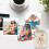 Bear Design Baby Memory Book with Star Teether Rings for Cribs 2