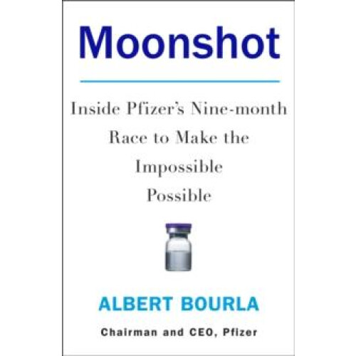 Moonshot by Albert Bourla Hardcover Book