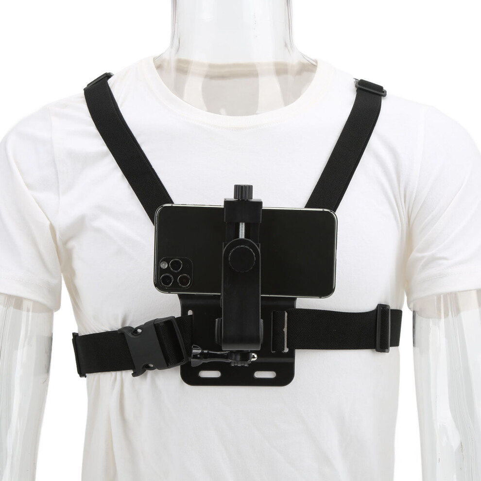 Universal Cellphone Chest Harness Strap For Live Streaming And Outdoor Cycling 4921357390988