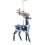 Durable Clear Holiday Ornament Set Feature Shimmering Deer-G 1