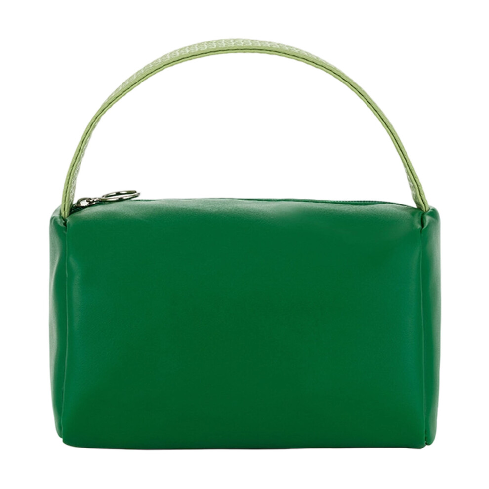Green Leakproof Cosmetic Storage Solution Pu Travel Organizers