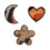 3Pcs Pingente De Pulseira Relógio 1