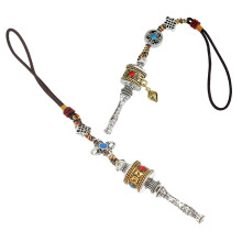 Roda De Oração Om Mani Padme Hum 2Pcs Para Meditação E Proteção
