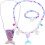 Conjunto Colar De Concha Pulseira Cauda Bolsa Para 1