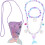 Conjunto Colar De Concha Pulseira Cauda Bolsa Para 4