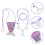 Conjunto Colar De Concha Pulseira Cauda Bolsa Para 7