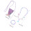 Conjunto Colar De Concha Pulseira Cauda Bolsa Para 2