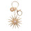 4Pcs Chaveiro De Sol Metal Para Mulheres 2