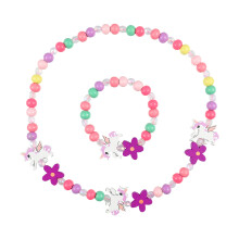 Conjunto De Com De Unicórnio Para Crianças