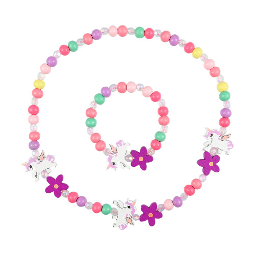 Conjunto De Com De Unicórnio Para Crianças