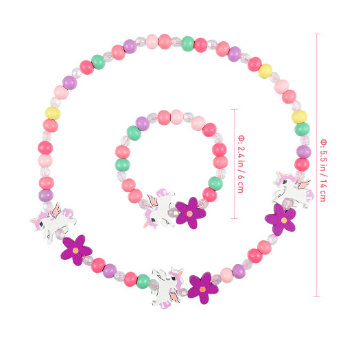 Conjunto De Com De Unicórnio Para Crianças 2
