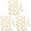 12 Unidades Colar E Pulseira Link Unissex Com Strass 4