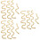 12 Unidades Colar E Pulseira Link Unissex Com Strass 9