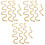 12 Unidades Colar E Pulseira Link Unissex Com Strass 5