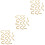12 Unidades Colar E Pulseira Link Unissex Com Strass 7