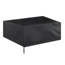 Billiard Table Dust Cover 7ft Black Waterproof Dust-Proof UV Resistant Pool Table Cover Tear-Resistant Garden
