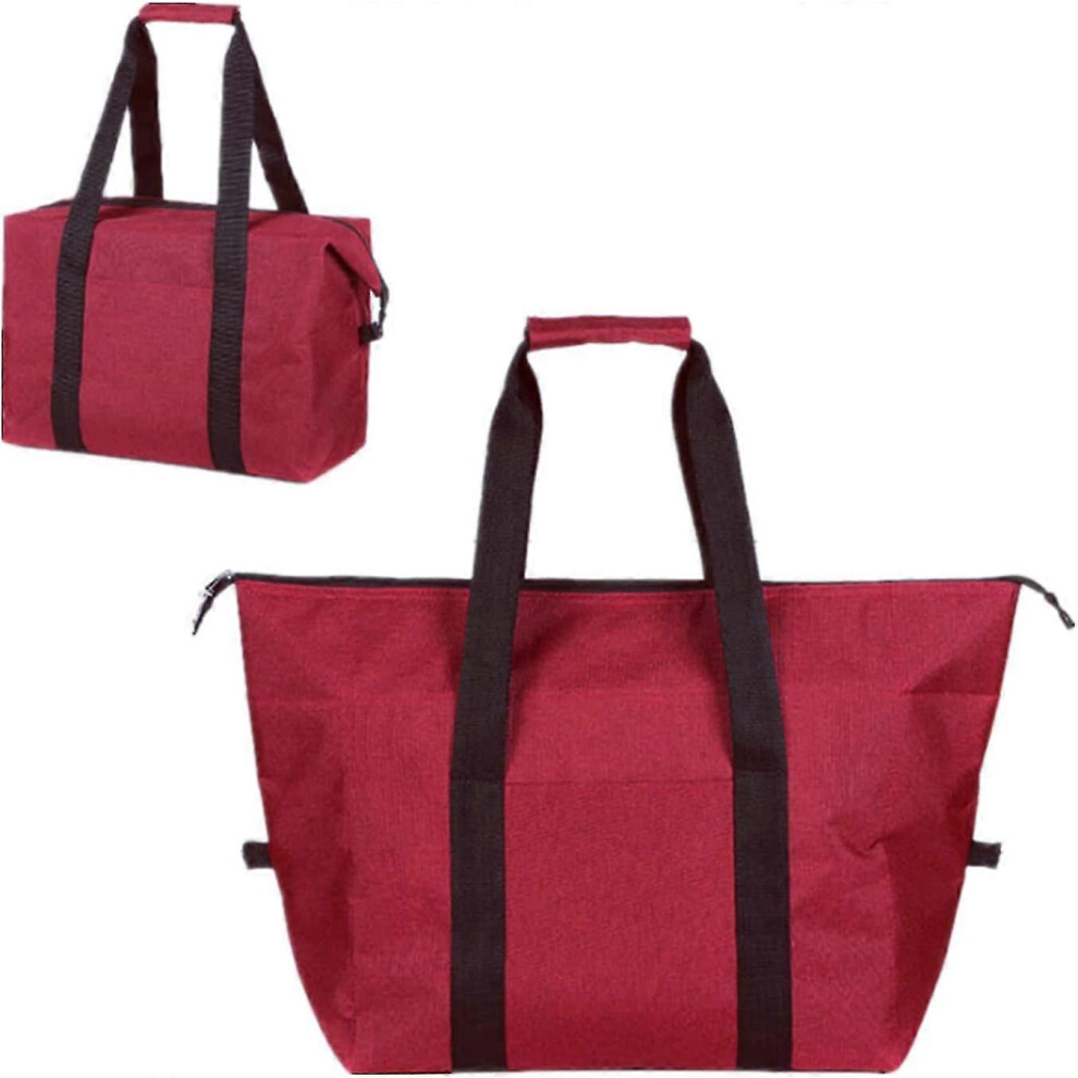 Insulated Shopping Bag, Reusable Aluminum Foam Tote, Thermal Grocery Bag