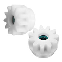 Rotary Mop Bucket Gear Plastic and Steel 2-Pcs Easy Install Compatible with Microleda and Ouseda Rinseclean Buckets