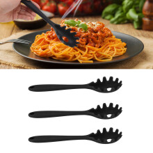 Set aus 3 Silikon-Pasta-Werkzeugen, lebensmittelecht, hitzebeständig, schwarz, zum Kochen