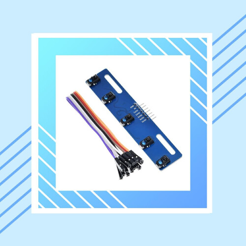 Five-way Infrared Reflection Sensor Module For Smart Car Line Detection Infrared Light Detection PCB 2