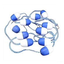 Pool Safety Divider Rope With Buoy Hook For Secure Swimming Area Separation 21.6m Long 71ft