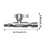 High Flow Quick Connection Valves 3/8 Inch for Commercial 3