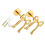 2Pcs Elegant Metal S Hook Bowknot Shape Curtain Clips Multiuse 1