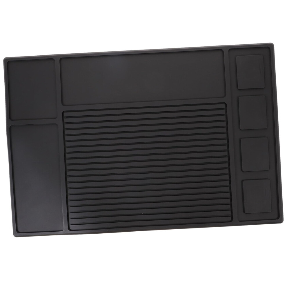 Hairdressing Mat Non-Slip Silicone Pad For Barber Clipper Mat Heat-Resistant Salon Table Organizer