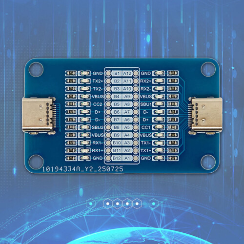 Lightweight FR4 Fiberglass Type C Testing Module for Multiple 1