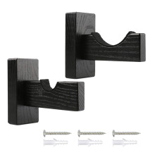Baseball Bat Rack 2-Piece Horizontal Brackets With Felt Liner Wall Mount For Baseball And Softball Bats