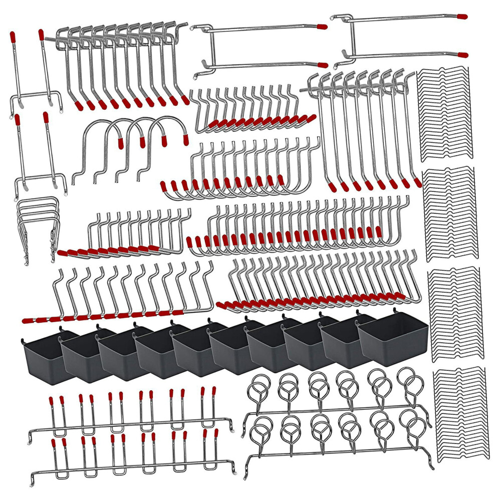 Multipurpose Steel Pegboard Hooks Corrosion Resistant Heavy Duty 7755000201485