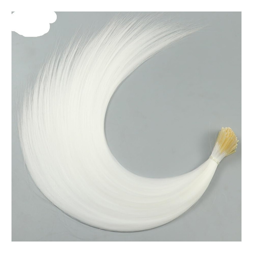 Synthetic Hair Dye Rainbow Fake Hair Extensions Keratin Fusion BBF-8 Model Colored Hair Extension Strands