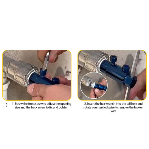 Pipe Wrench Broken Pipe Extractor Tool Remove Damaged Plastic 1