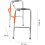 Walkers for Seniors Folding Four-Legged Rollator Walker, Foldable Design, Durable Mobility Aid 5